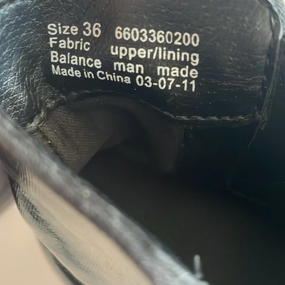 Dansko Womens Vail Black Coated Canvas Outdoor Ankle Rain Boots size 36 EU - Picture 10 of 10